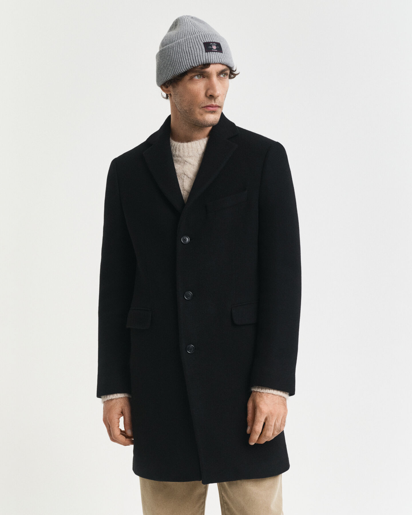 Manteau en laine classique