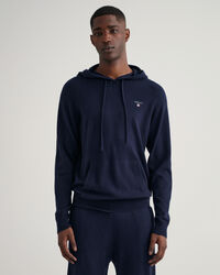 Sweat &agrave; capuche en maille