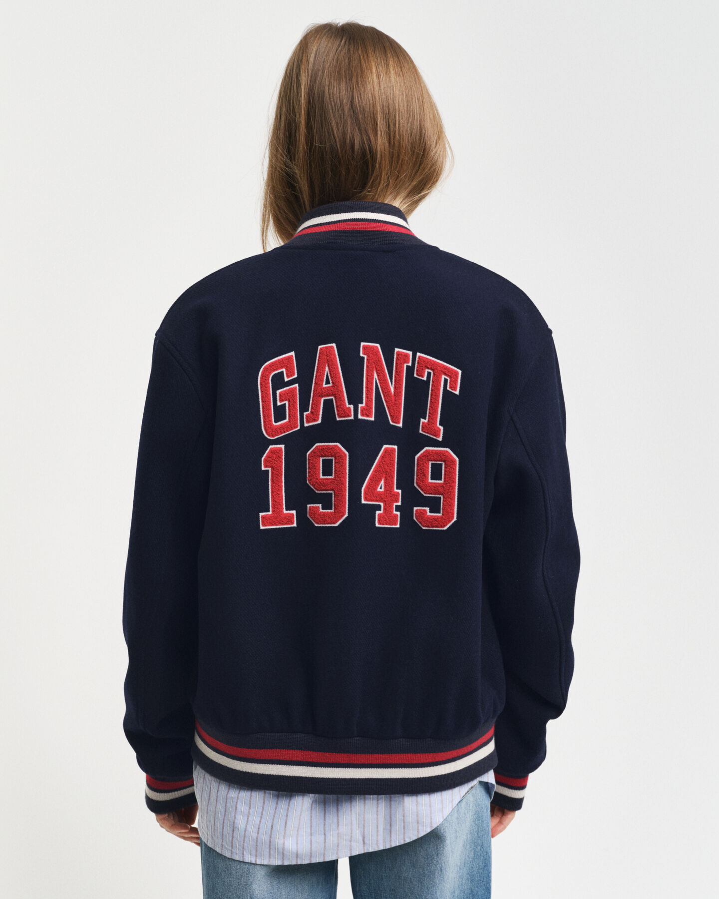 Veste Varsity de GANT en laine mélangée