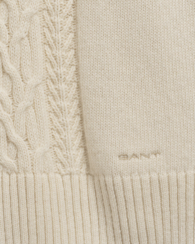 Pull col roulé à torsades épaisses Teen Girls