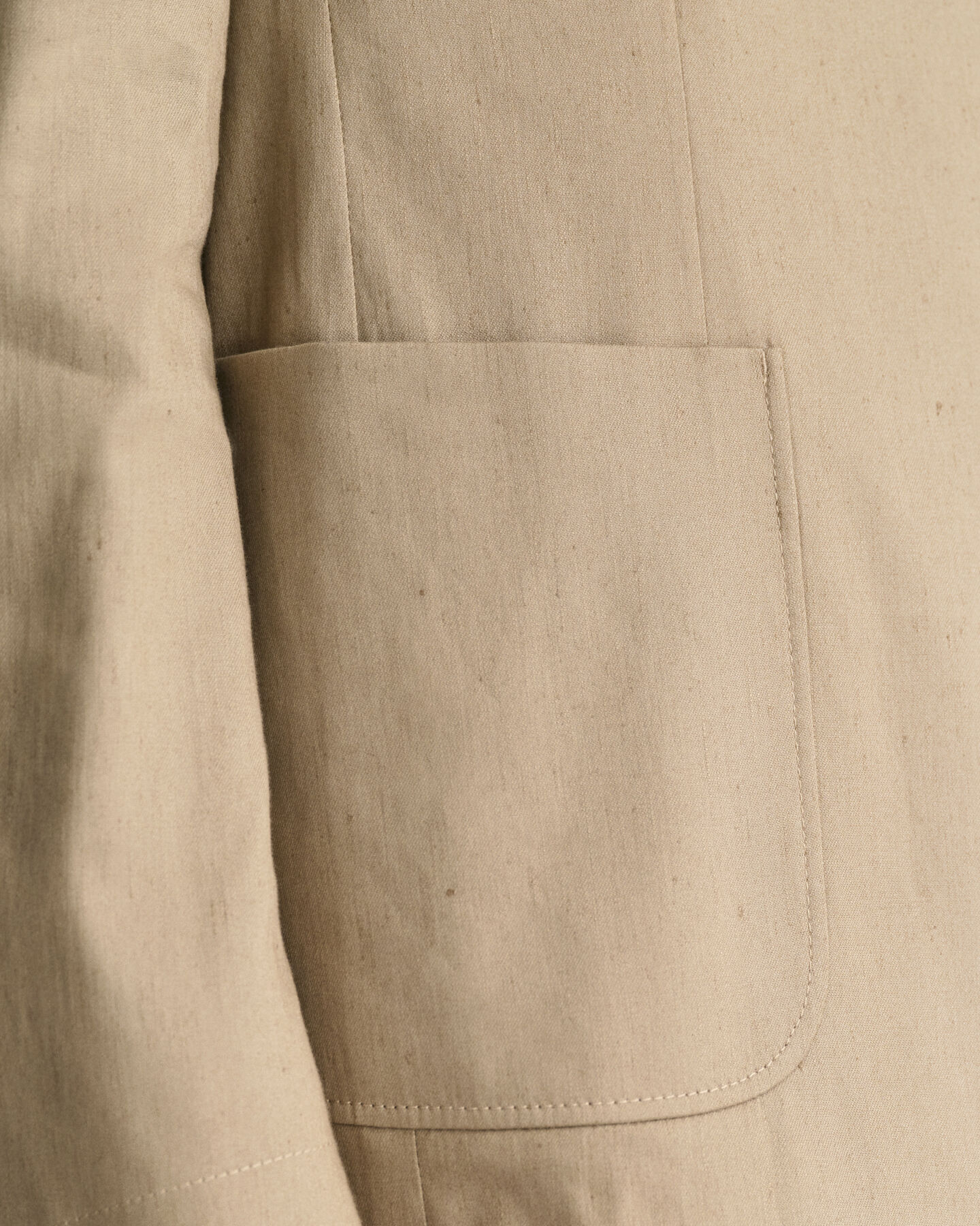 Veste blazer de costume en coton et lin