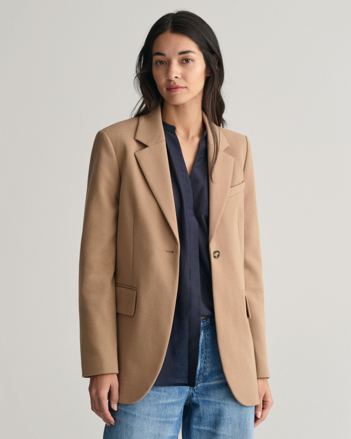 Veste blazer regular fit en jersey