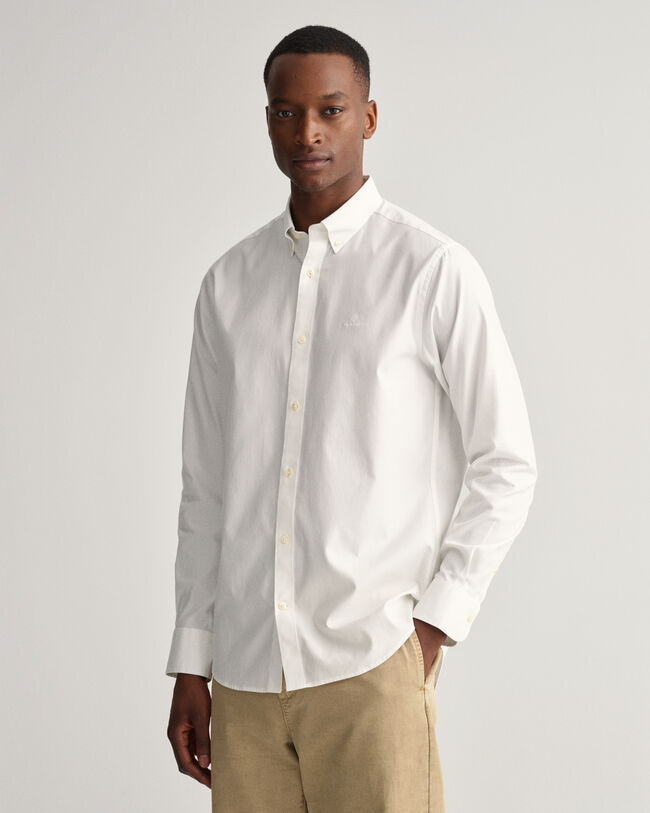 Chemise regular fit en coton Oxford Pinpoint
