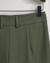 Pantalon large plissé à taille haute