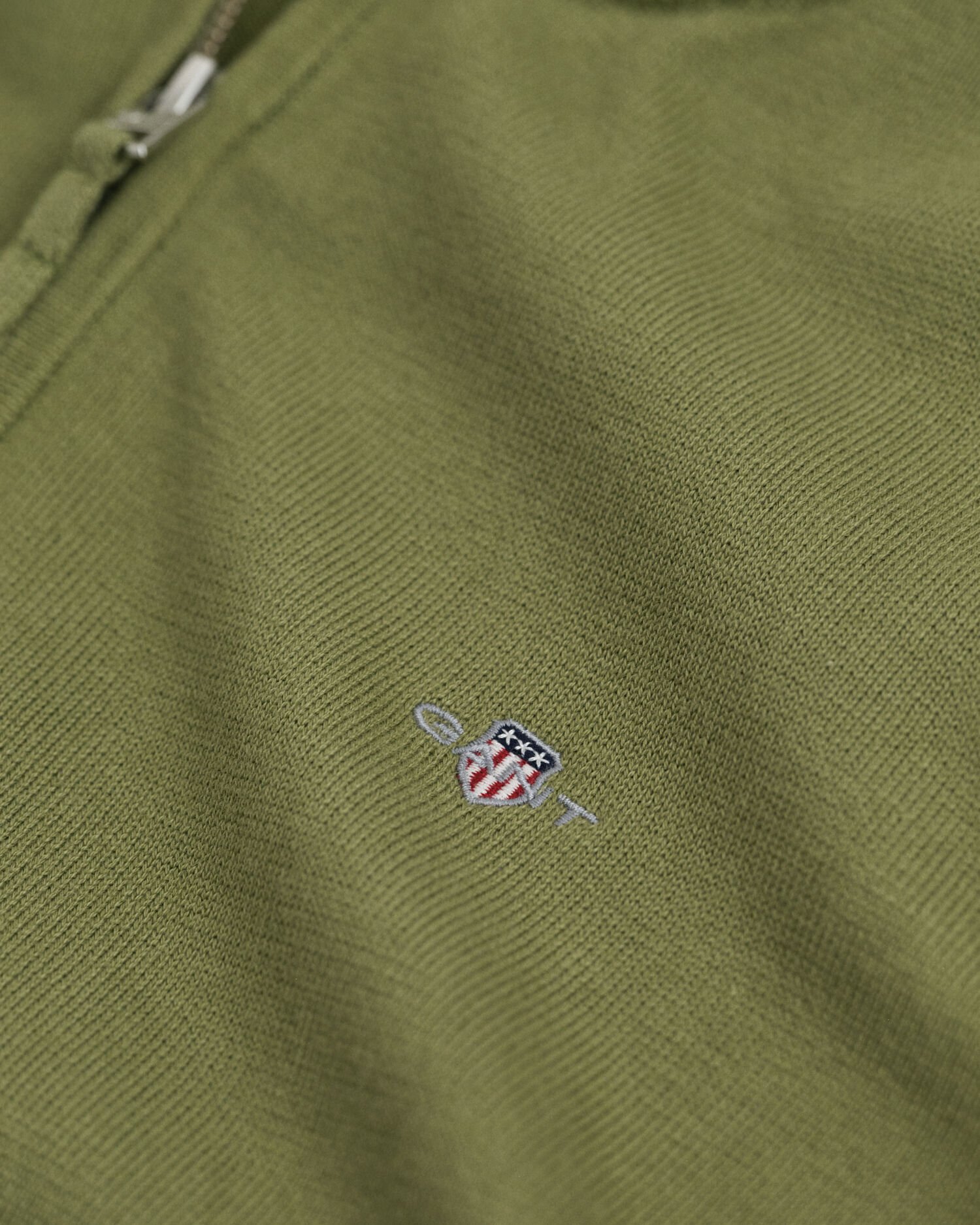 Pull à demi-zip en coton Shield Ado