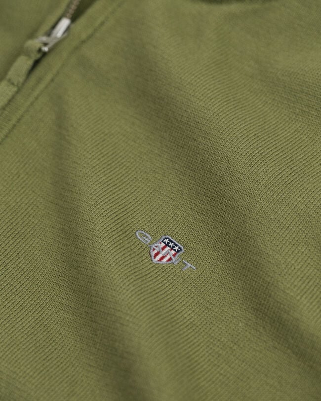 Pull à demi-zip en coton Shield Ado