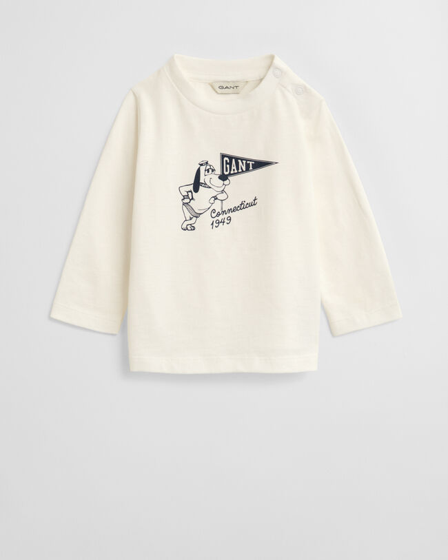 Chemise à manches longues Graphic avec imprimé chien Bébé