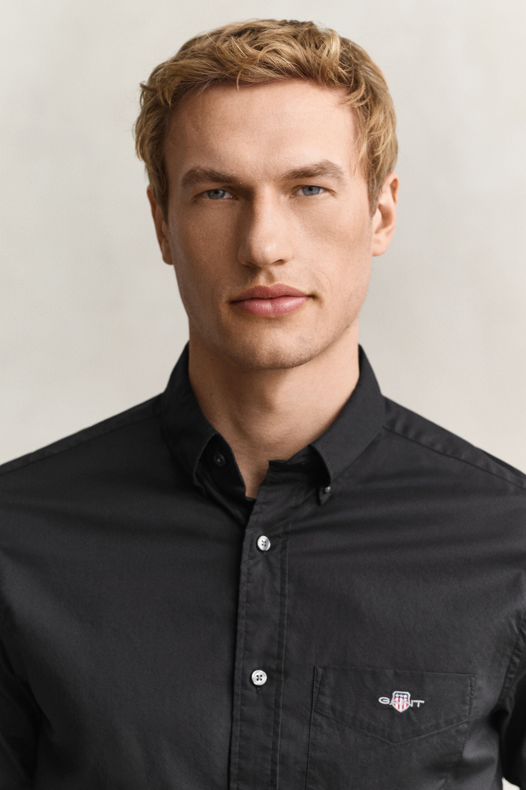 Chemise regular classique en popeline