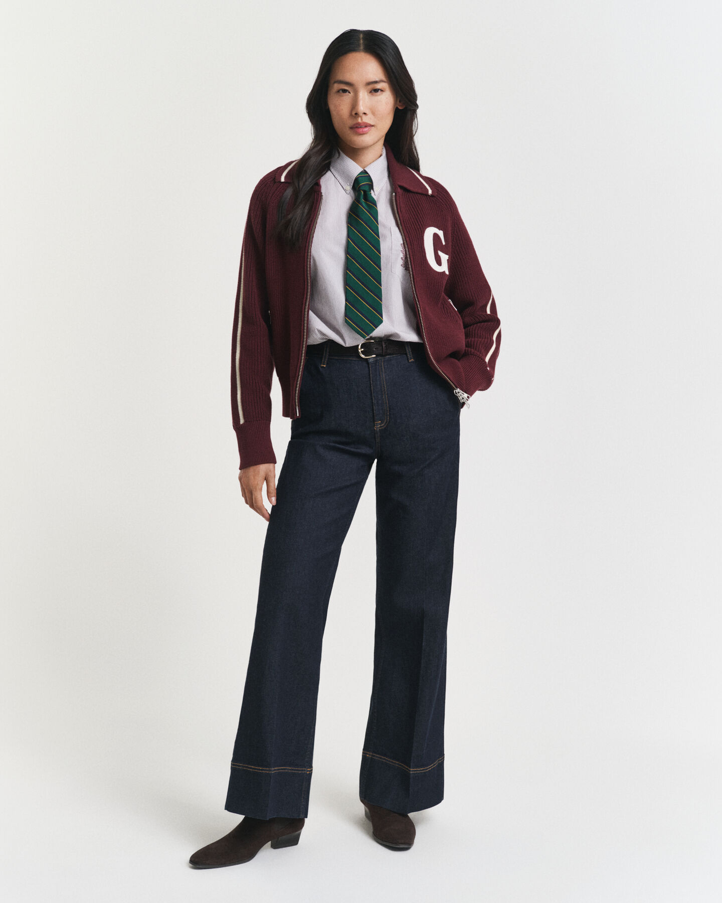 Cardigan zippé GANT Varsity