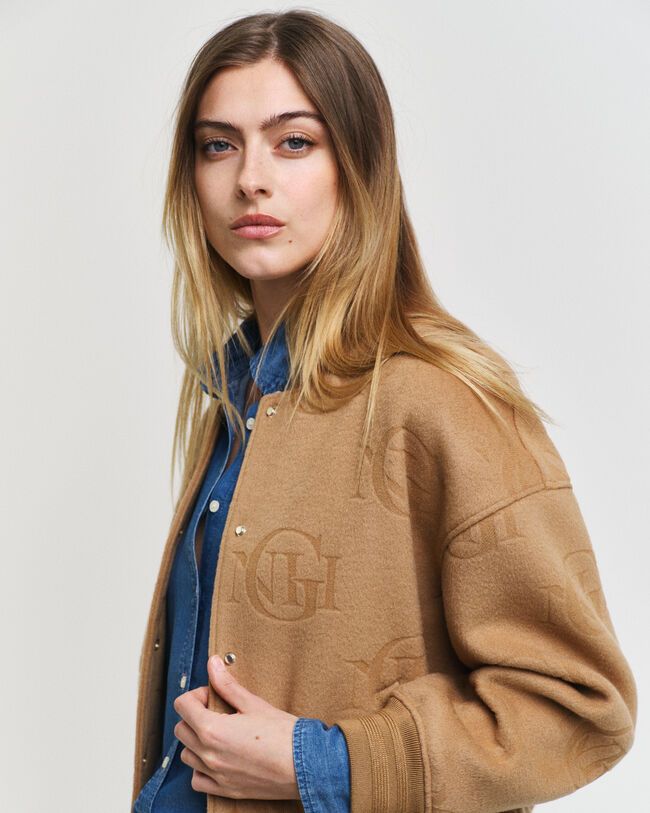 Veste Varsity de GANT Jacquard