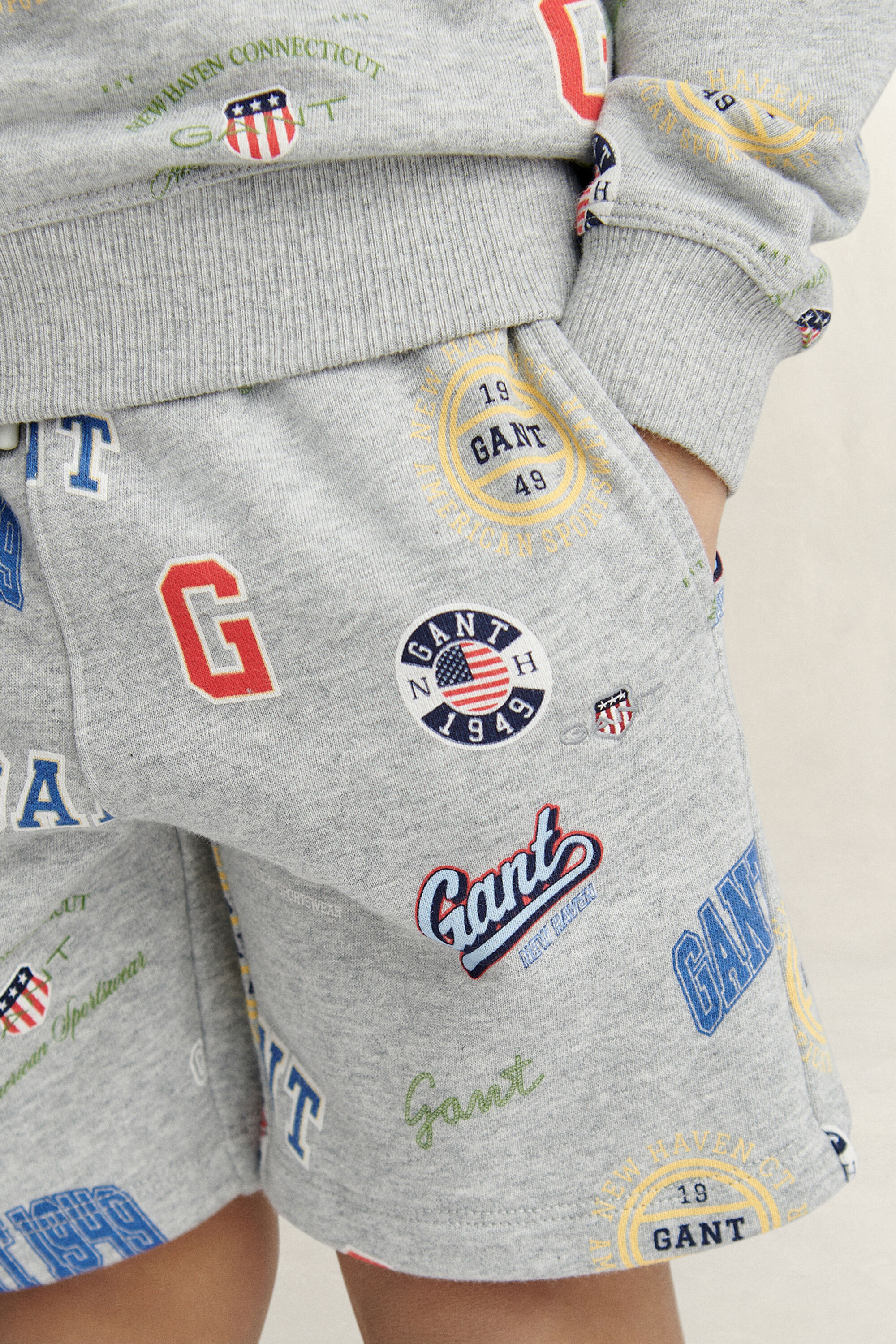 Ensemble sweat-shirt et short imprimé Bébé Garçon
