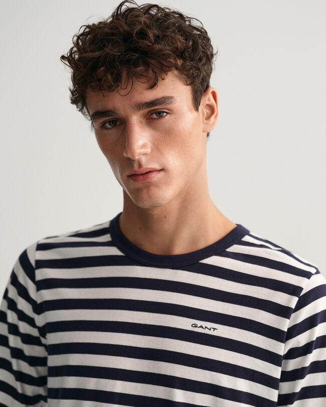 T-shirt rayé à manches longues