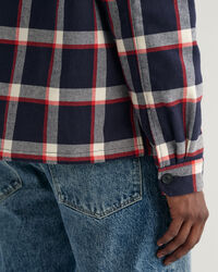 Surchemise en flanelle à carreaux