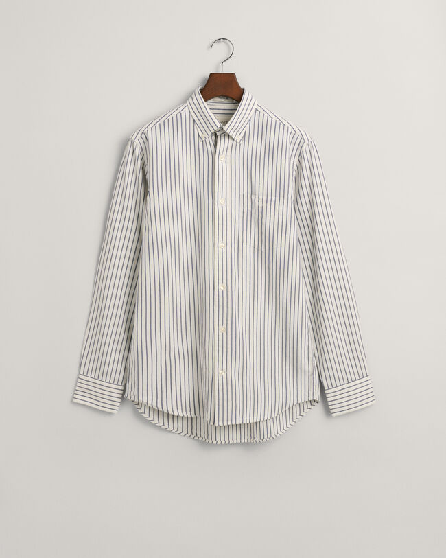 Chemise regular fit en coton Oxford &agrave; rayures Archive