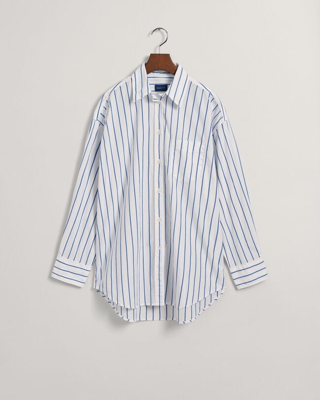 Chemise ultra-ample &agrave; rayures