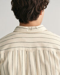Chemise relaxed fit Slub Striped