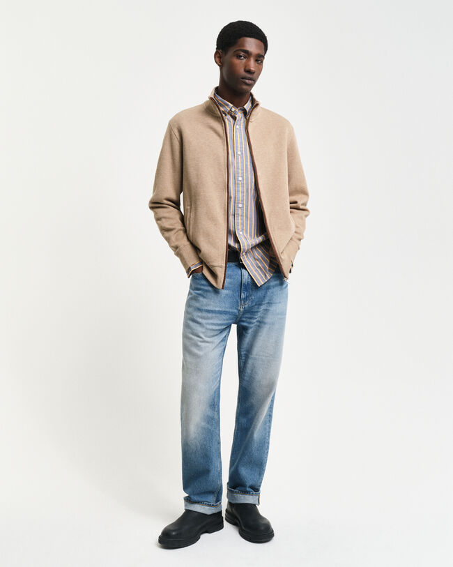 Cardigan zippé Sacker Rib