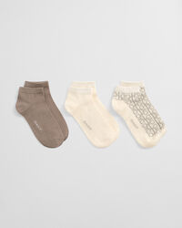 Lot de 3 paires de socquettes Monogram