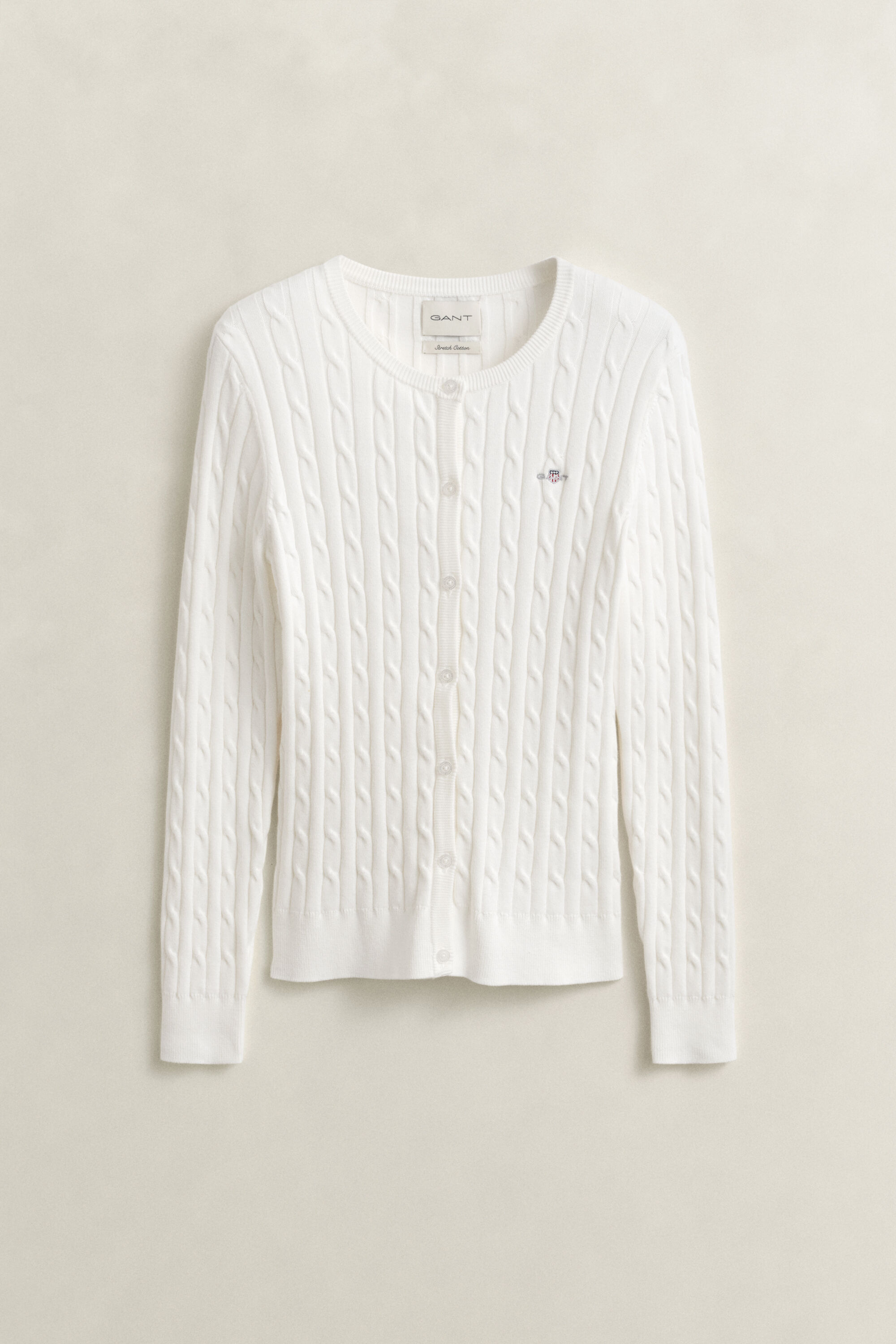 Cardigan en maille torsadée