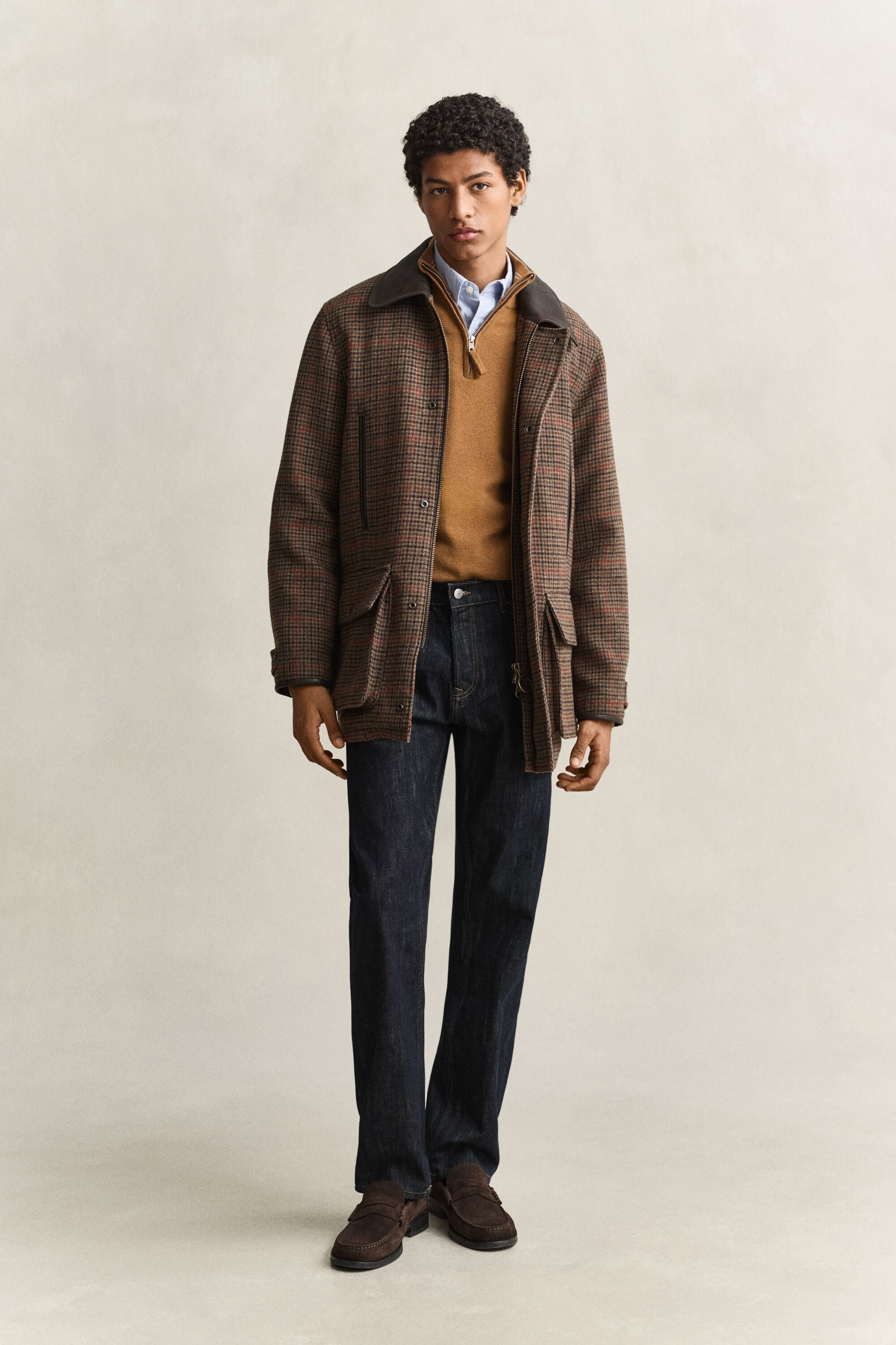 Veste Decker en tweed anglais
