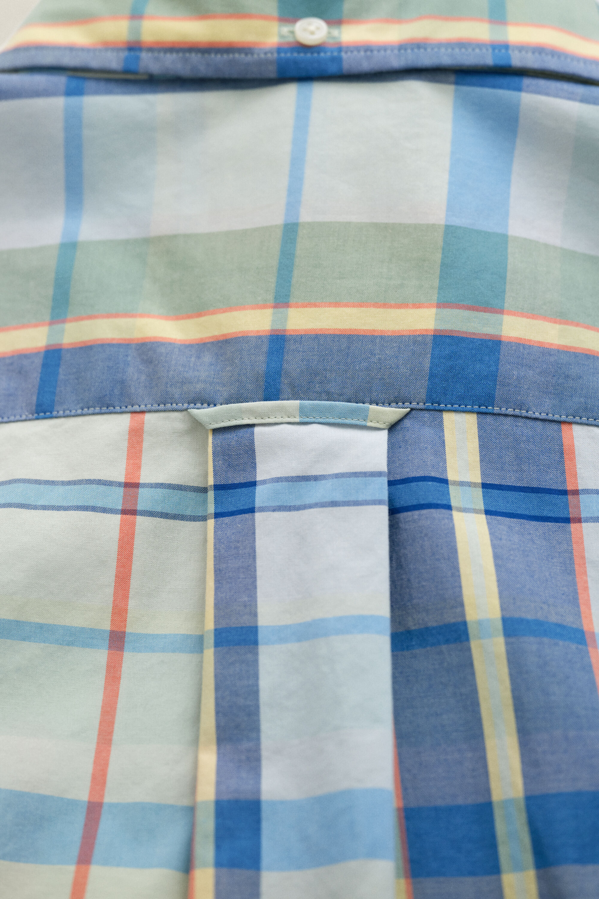 Chemise en popeline à carreaux