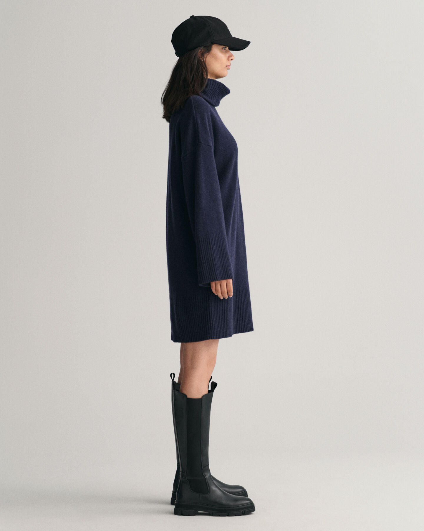 Robe col roul&eacute; Lounge