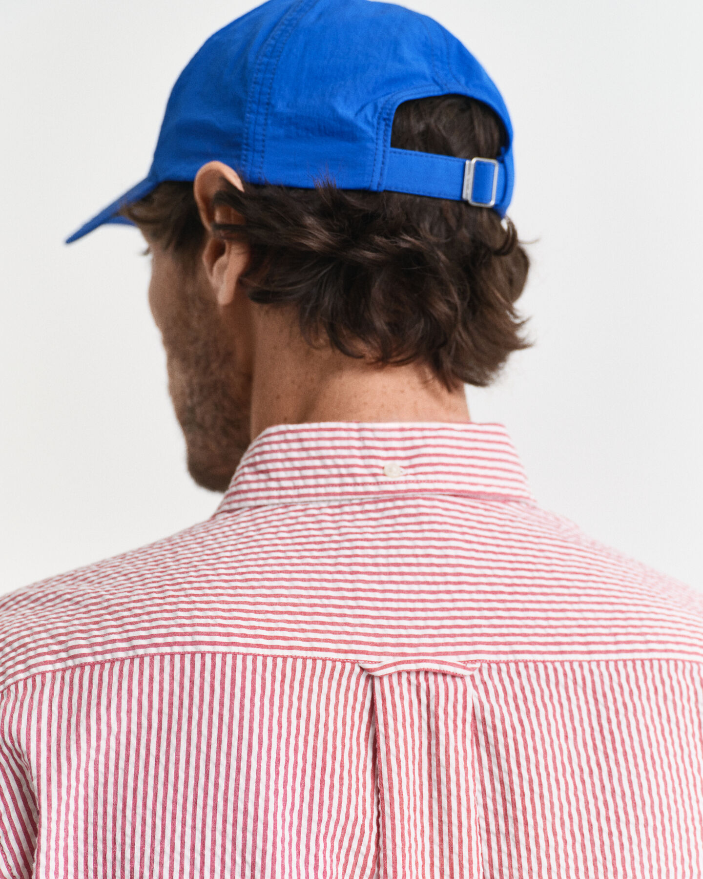 Chemise coupe regular à rayures en Seersucker