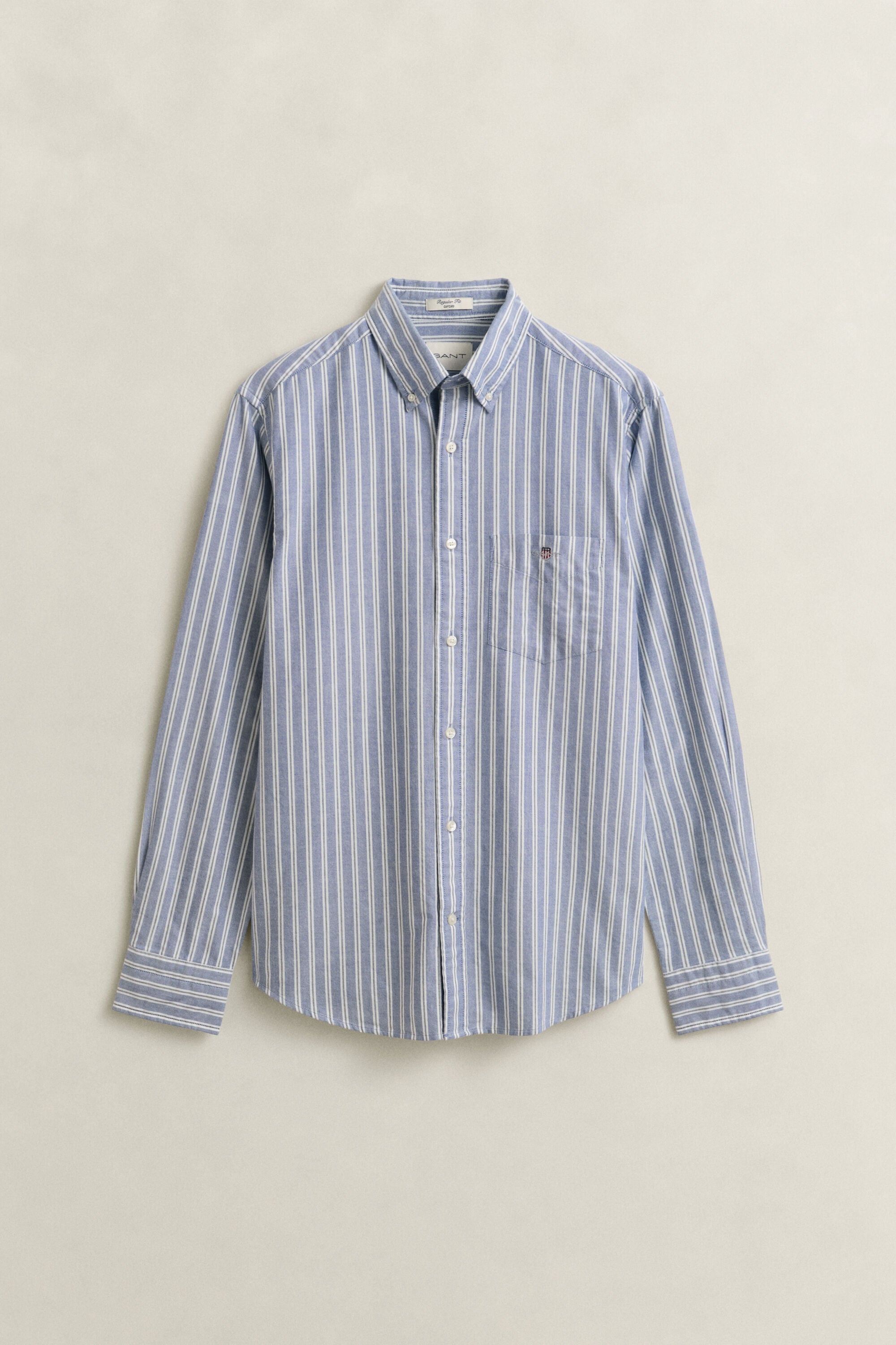 Chemise en coton Oxford classique à rayures