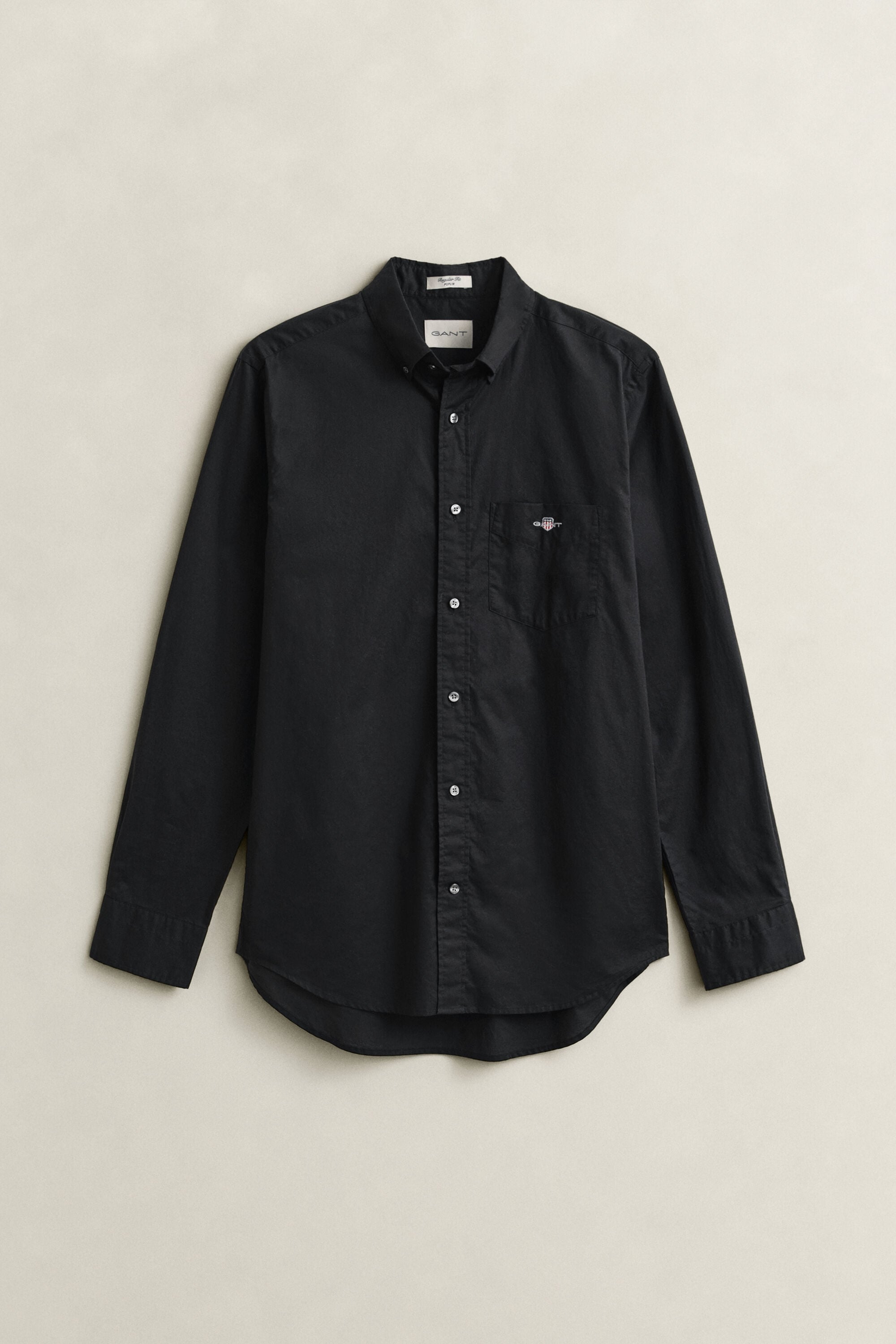Chemise regular classique en popeline