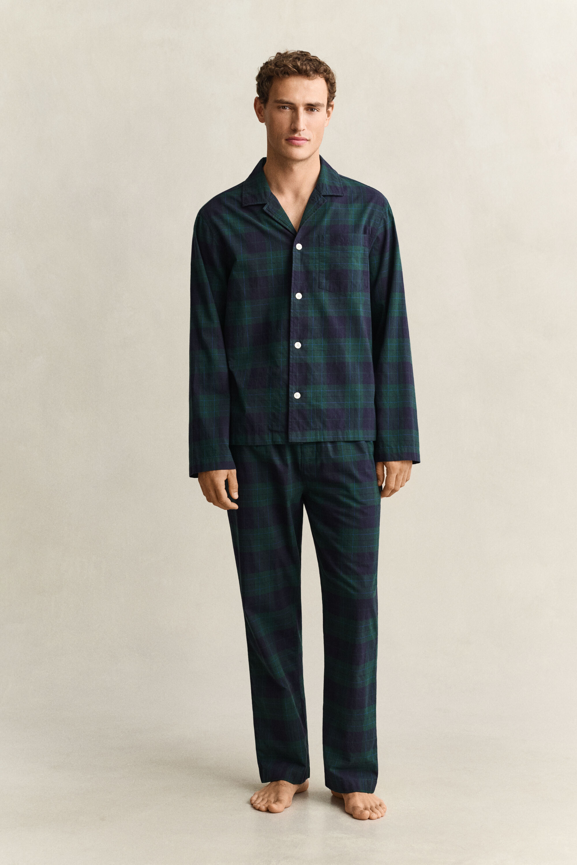 Coffret cadeau pyjama à carreaux