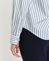 Chemise coupe regular en popeline à rayures classique