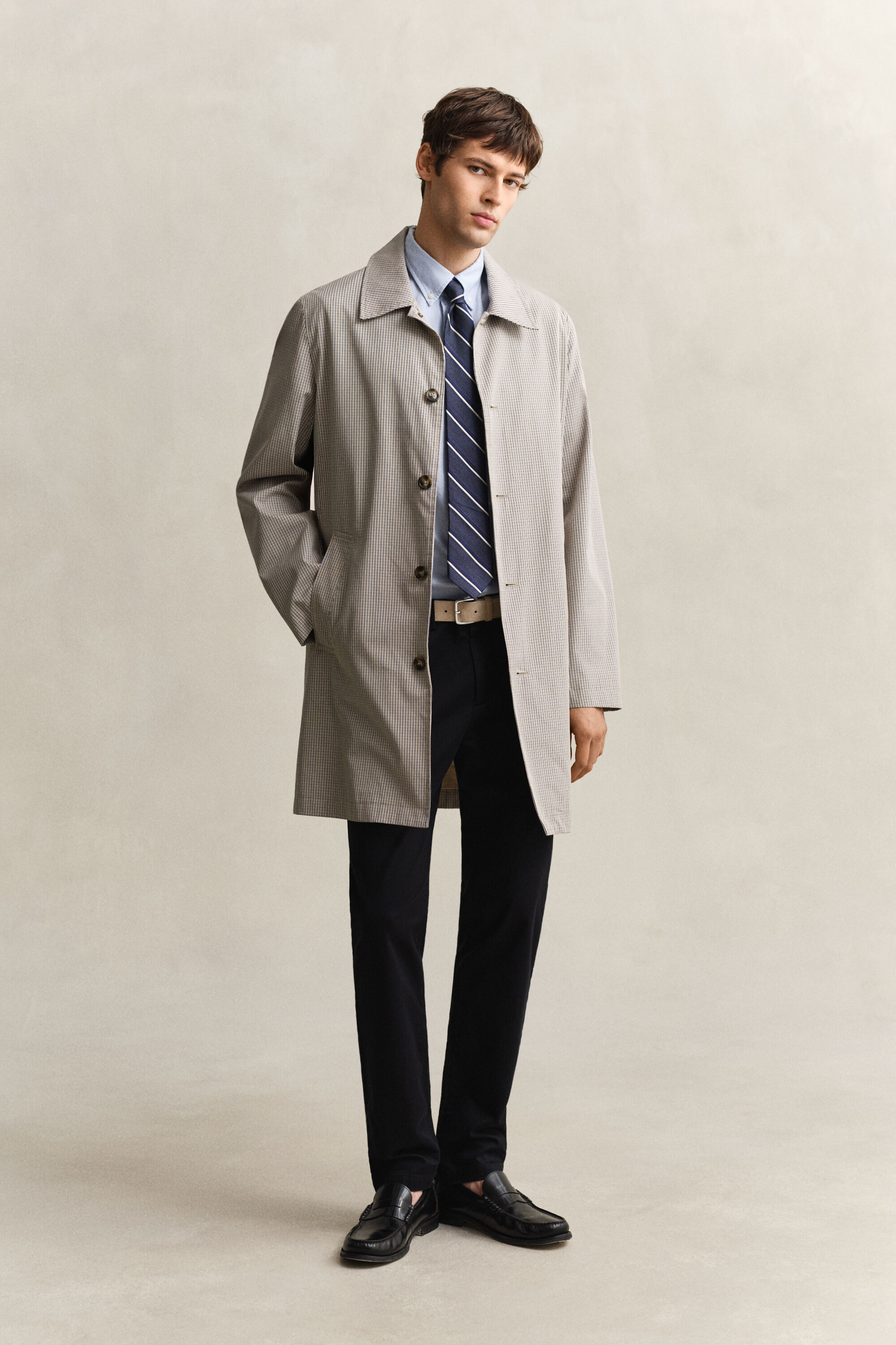 Caban en coton mélangé