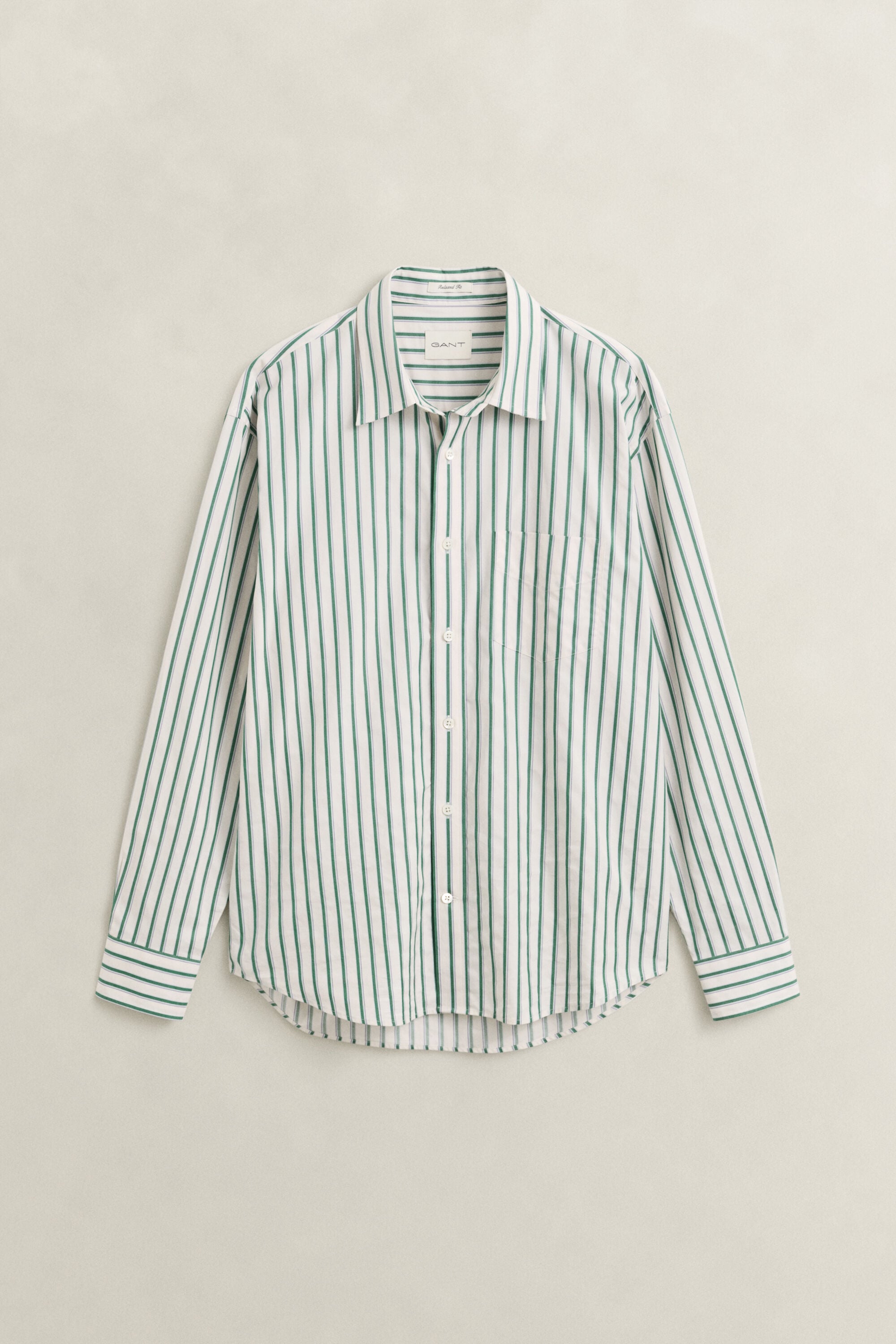 Chemise à rayures dobby