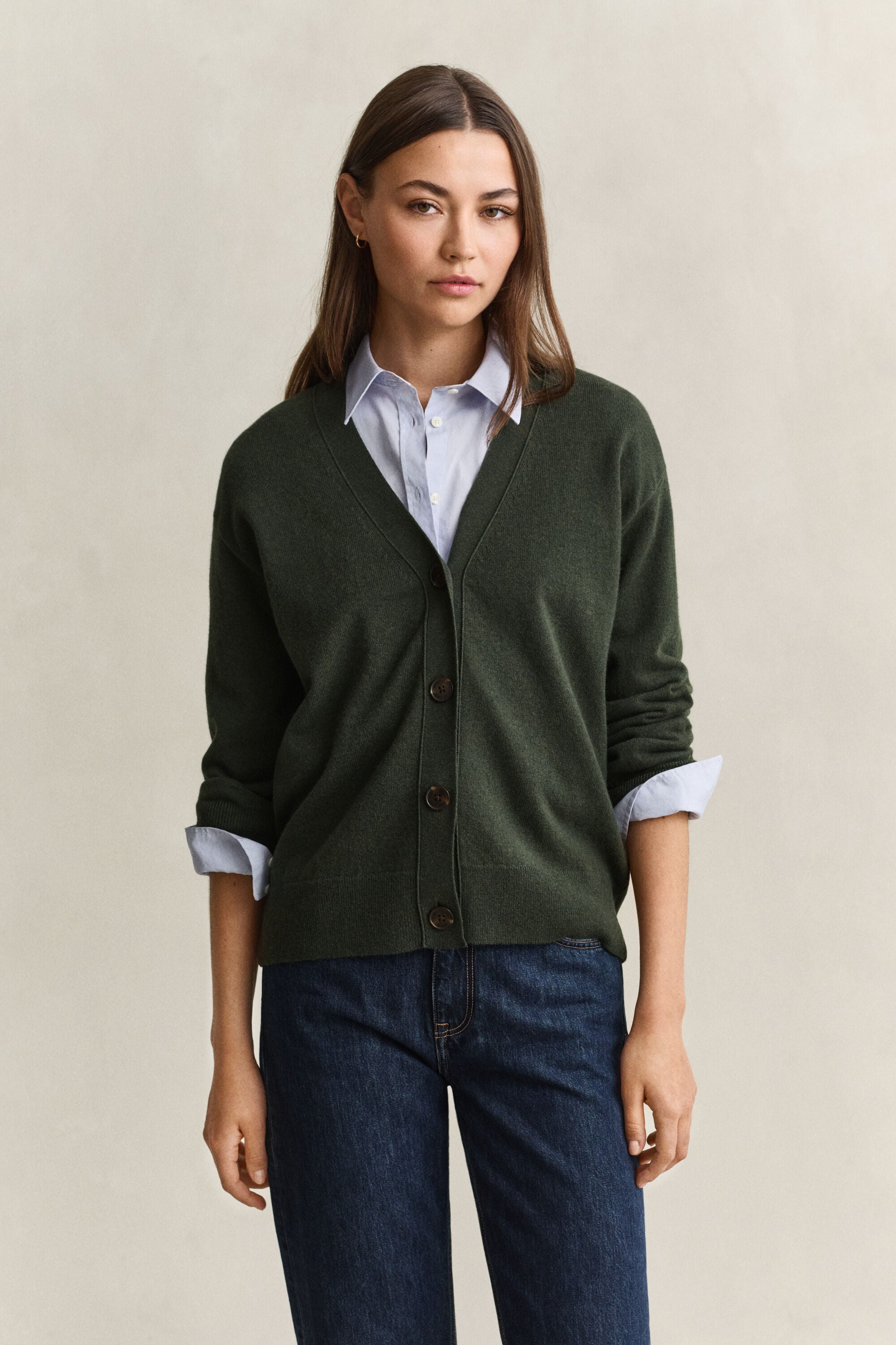 Cardigan en laine d'agneau ultrafine