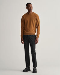 Pantalon de jogging slim fit en serg&eacute; Hallden