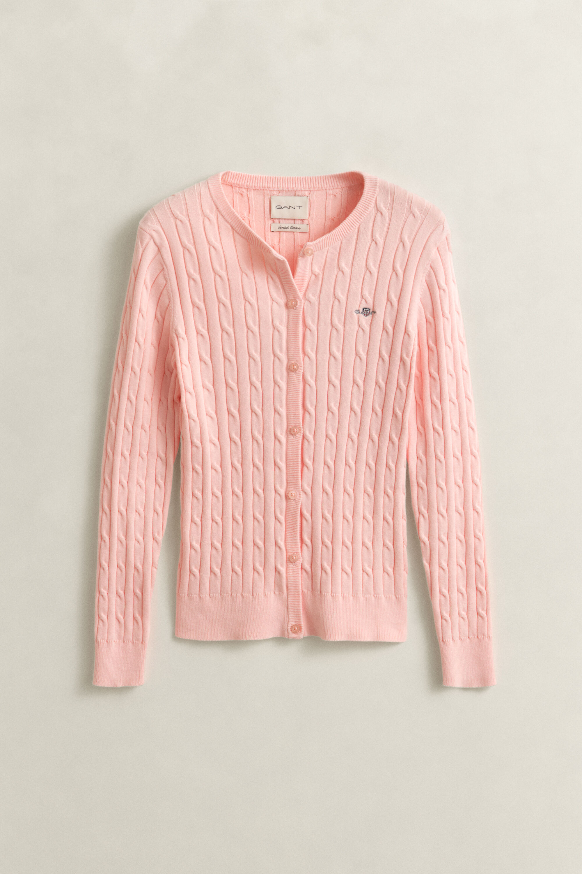 Cardigan en maille torsadée