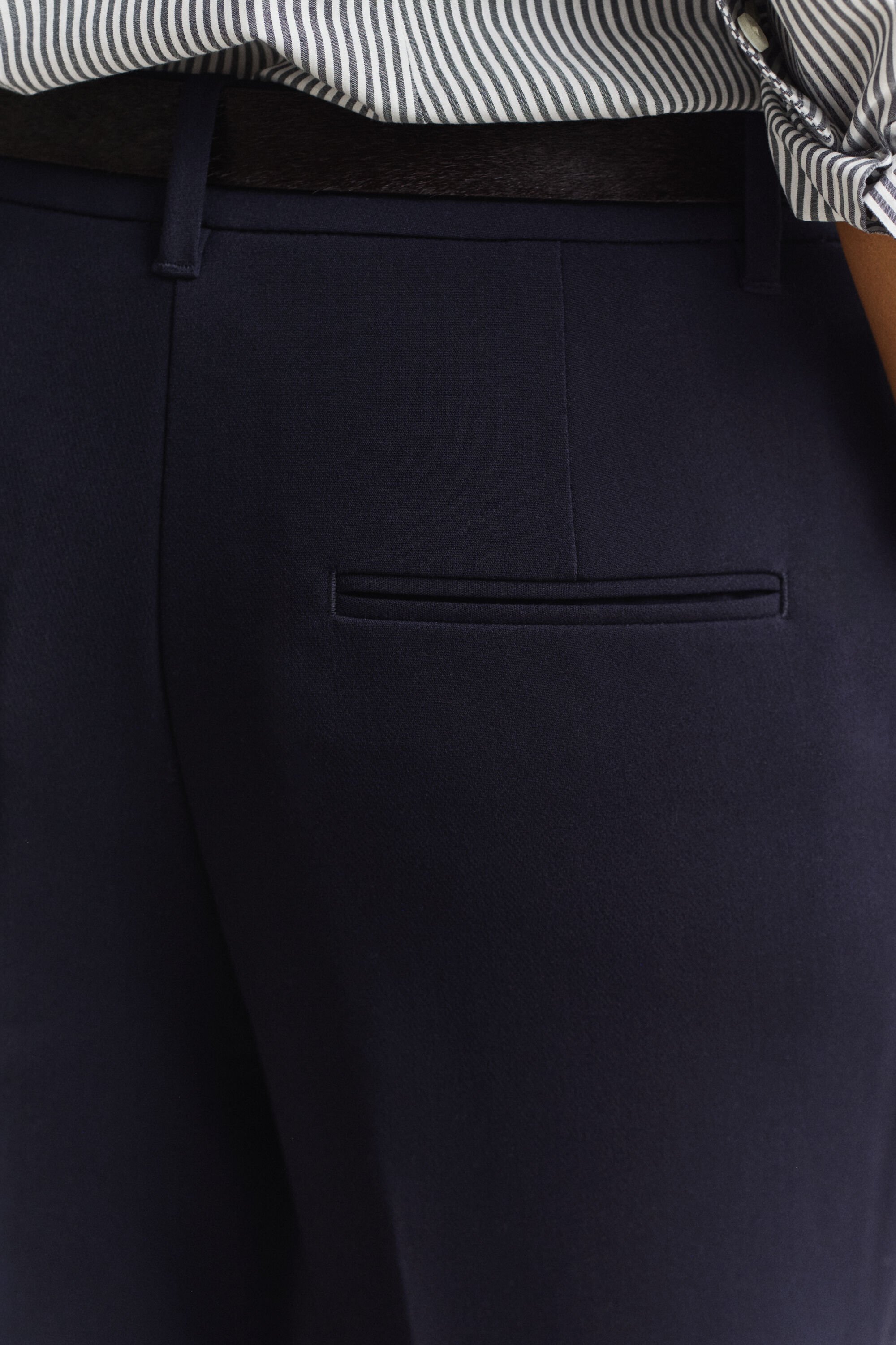 Pantalon décontracté coupe évasée