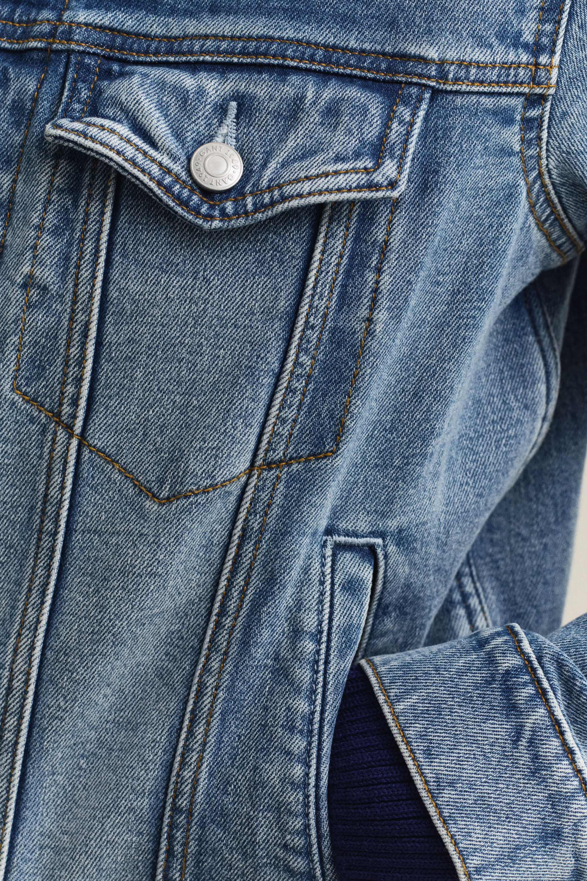 Veste trucker en denim