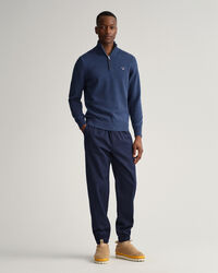 Pull en coton à demi-zip Casual