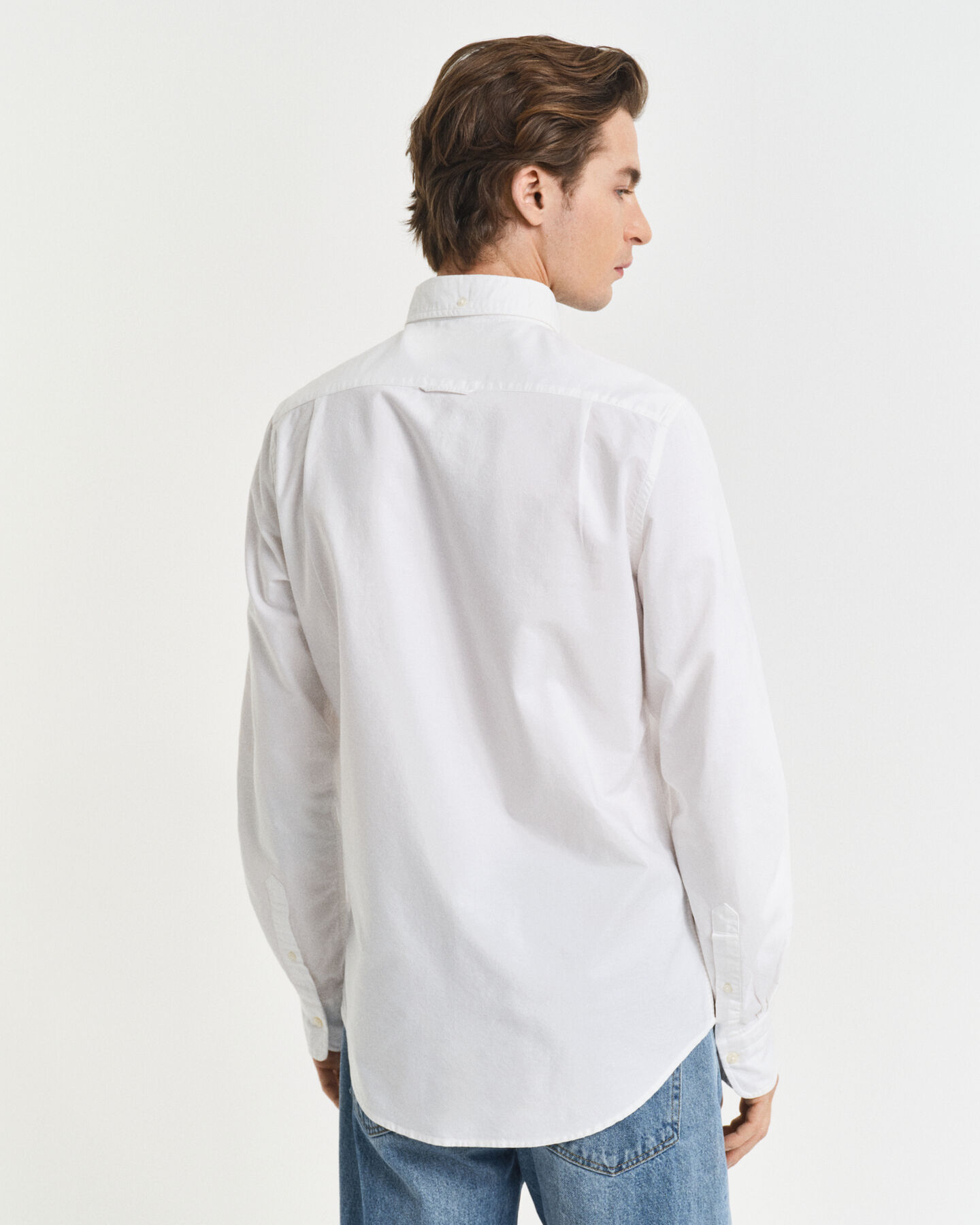 Chemise coupe slim en coton Oxford classique
