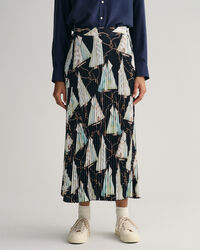 Jupe plissée à imprimé Sailing