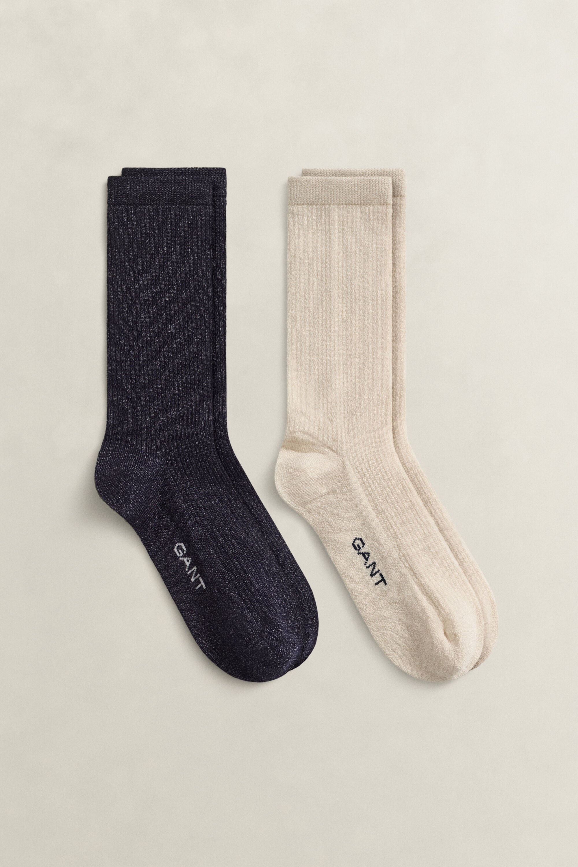 Coffret cadeau de 2 paires de chaussettes métallisées