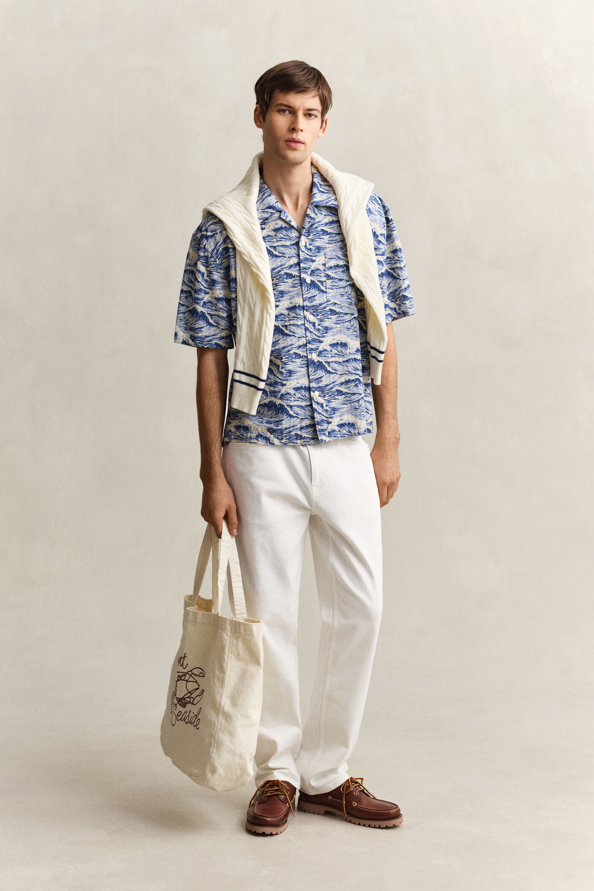 Chemise à manches courtes avec imprimé