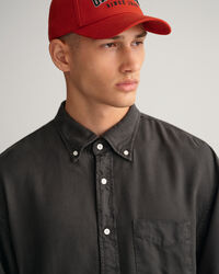 Chemise relaxed fit en lyocell teint en pi&egrave;ce