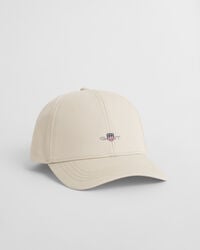 Casquette haute en sergé de coton Shield