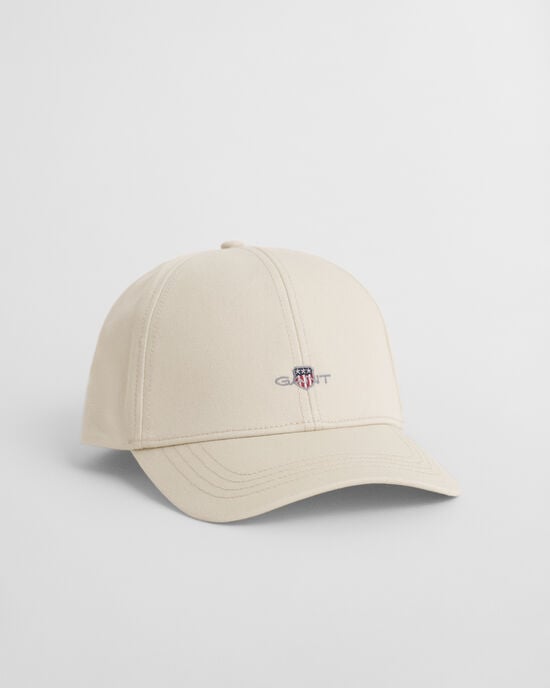 Casquette haute en serg&eacute; de coton Shield