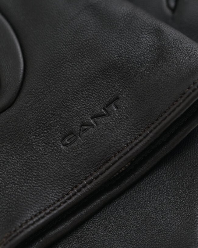 Gants en cuir avec boutons