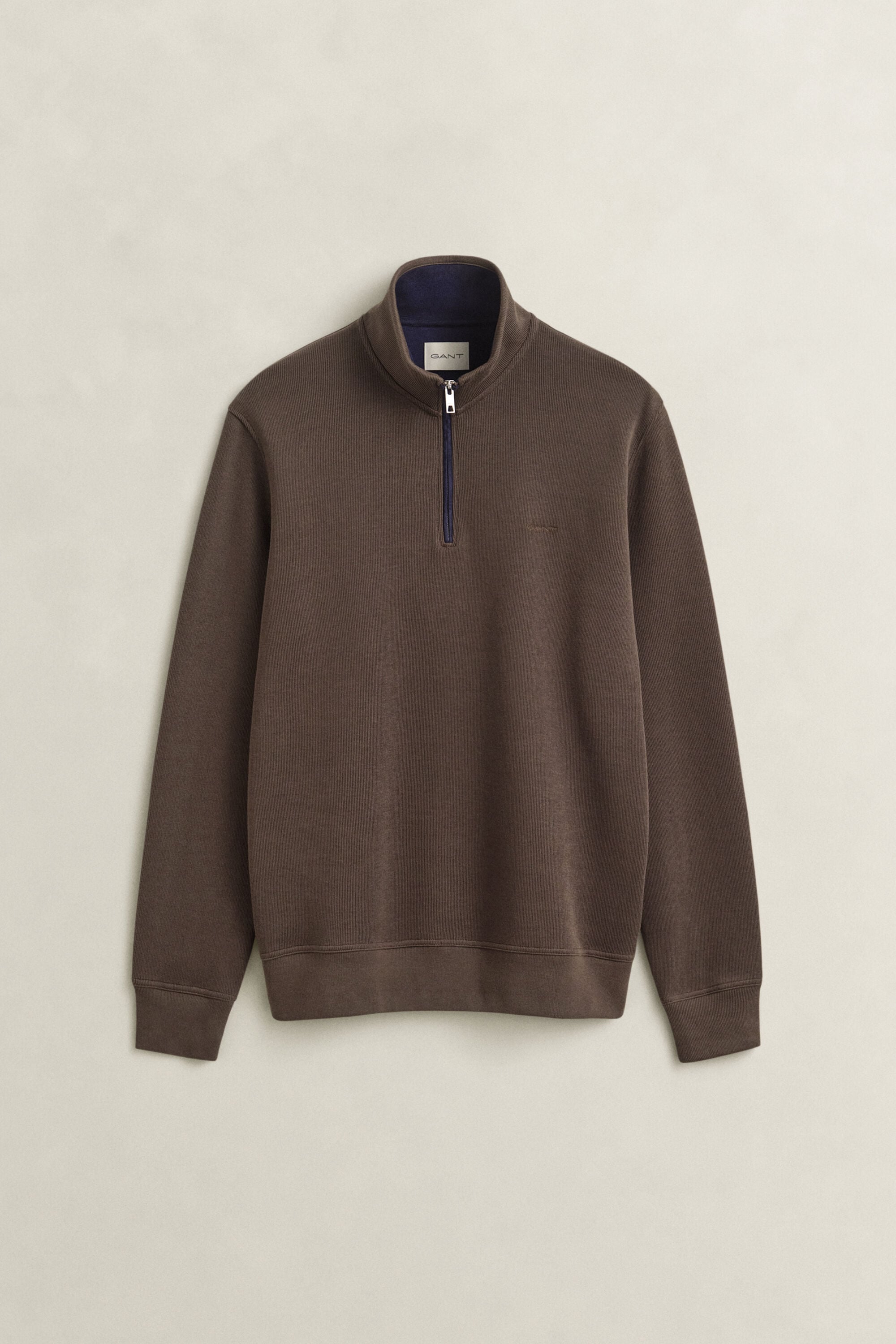 Sweat-shirt à demi-zip Sacker Rib
