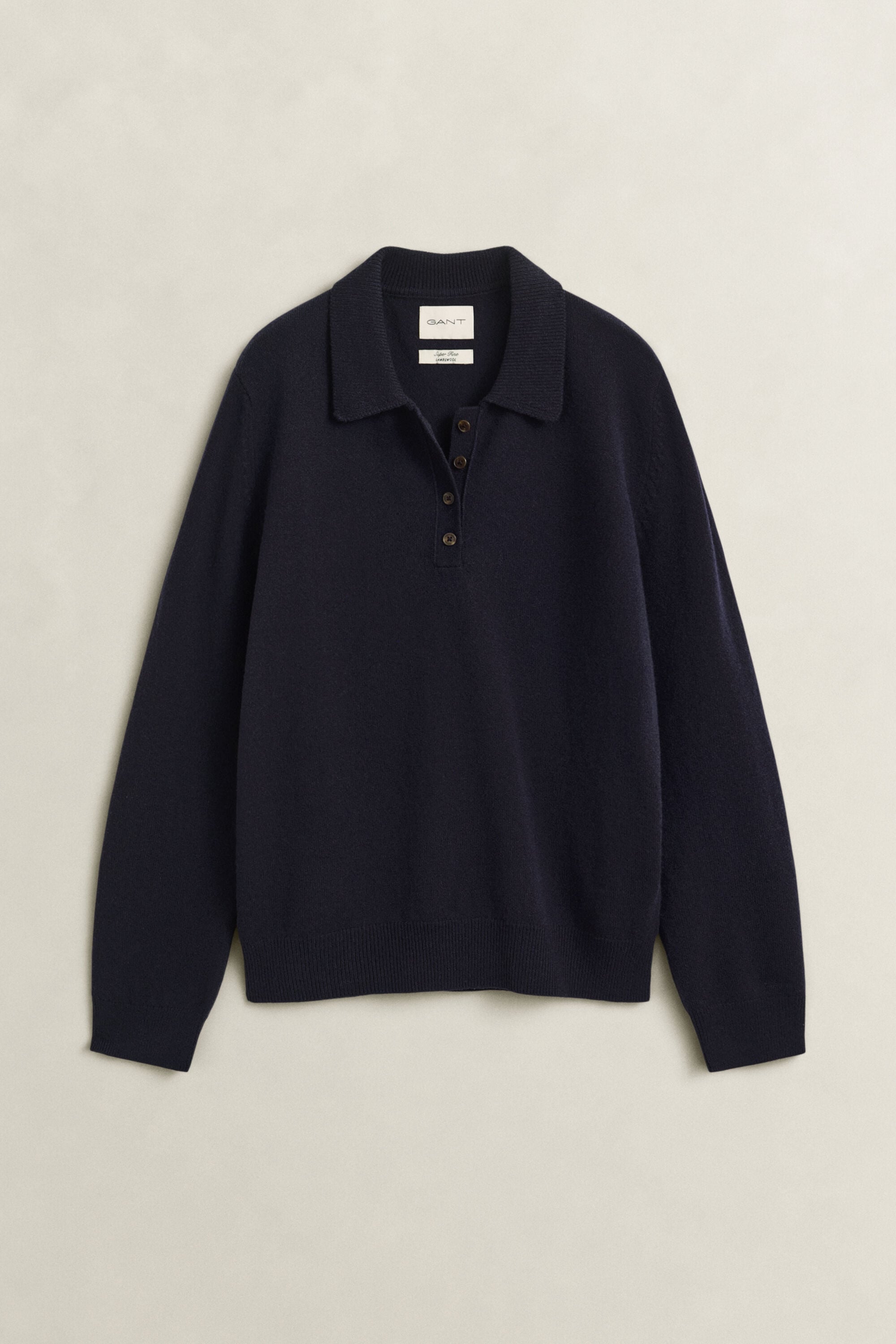 Pull rugger en laine d’agneau
