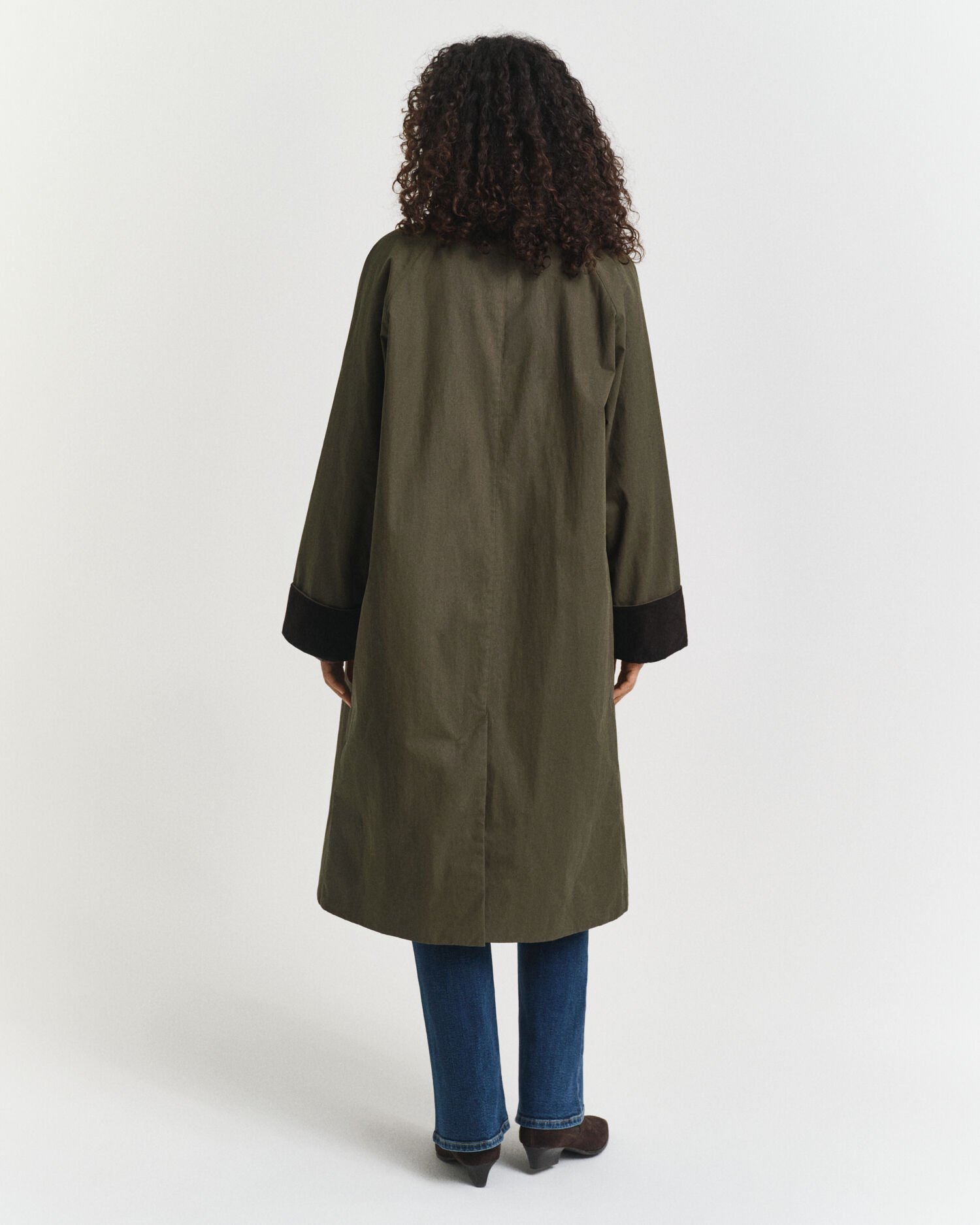 Caban en coton ciré